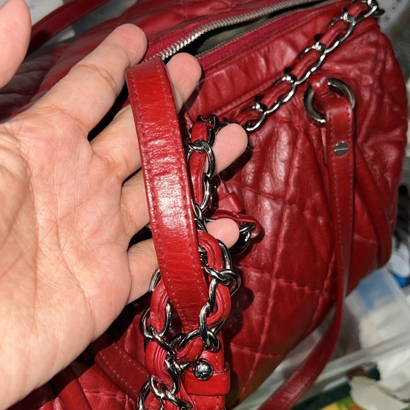 Chanel relaxed CC Bowler (16586473)Maroon - Picture 14 of 17